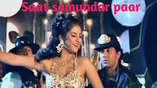 Saat Samundar Paar | Divya Bharti | 4k video song | vishwatma 1992 | Evergreen Song Of Gold Memory