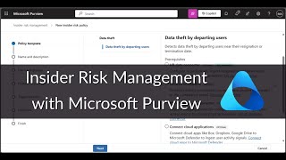 Microsoft Purview: How to Configure Insider Risk Management | Information Protection | Cybersecurity