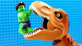 Super Heroes vs Dinosaur Godzilla Lego