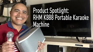 RHM K888 Portable Karaoke Machine