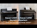 Kawai CA901 vs. CA701 Digital Piano [Sound Comparison Demo] - Does the Soundboard Really Matter?