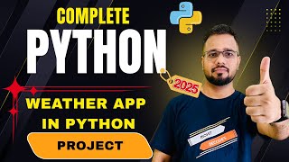 Python Tutorial in Hindi #35 - Weather App in Python using API & JSON