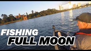 Parramatta River full Moon  Kayak Fishing