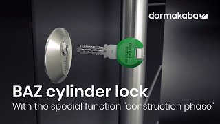 dormakaba cylinder lock - BAZ