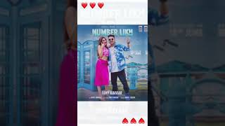 NUMBER LIKH - Tony Kakkar | Nikki Tamboli | Anshul Garg | Latest Hindi Song 2021 #shorts