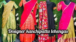 Designer Semi kanchipattu Lehengas