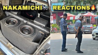 Nakamichi Subwoofers 🔊 Public Reaction 🔥| India’s Loudest Wagonr || Harshit Vlogs