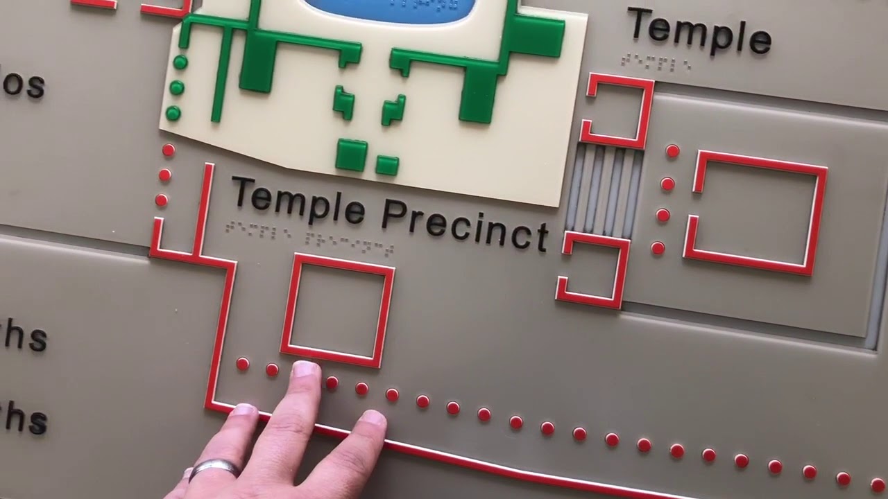 Tactile Wayfinding Map Youtube