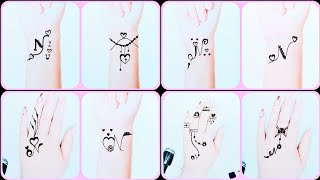 5 Beautiful N Letter Rings Mehndi Design Stylish Elegant Finger Ring Jewellery Mehndi Design
