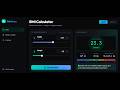 BMI Calculator 🏋️ | HTML CSS JavaScript Project #bmicalculator #htmlcssjs #coding