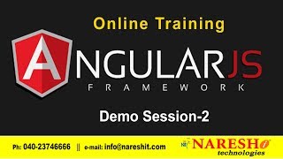 AngularJS Online Training Demo Session 2 | AngularJS Online Training