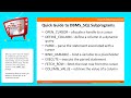 DYN6: Method 4 dynamic SQL with DBMS_SQL (PL/SQL Channel)