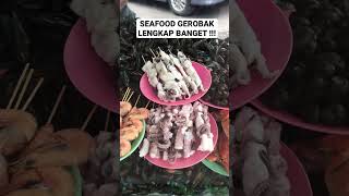 SEHARI RIBUAN KERANG LAUT LUDES MURAH DAN LENGKAP SEAFOOD GEROBAK PINGGIR JALAN