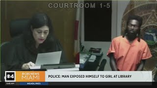 Miami man arrested after allegedly exposing himself to girl in neighborhood library, police say