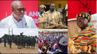 JUST IN!! Ashanti Royal Family Shames Mahama- You Not Welcome As He Gets Dragged Over....