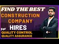 Top Construction Company in India | For Quality Assurance and Quality Control / QA and QC