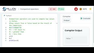 Python Comparison Operators Explained in 60 Seconds