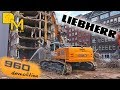 LIEBHERR R960 demolition LONGFRONT BAGGER ABBRUCH BAUSTELLE IN DER INNENSTADT