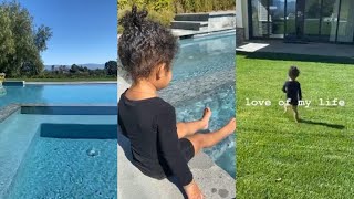 Pool Day with Kylie Jenner and Baby Stormi Webster