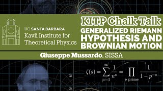 Generalized Riemann Hypothesis and Brownian Motion | KITP Chalk Talk ▸ Giuseppe Mussardo (SISSA)
