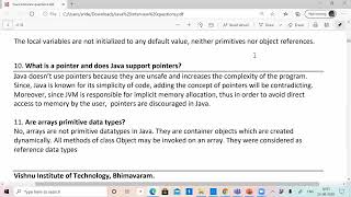 10 what is a pointer and does java supporting pointers