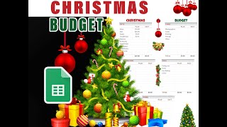 Ultimate Christmas Budget Spreadsheet Template for Google Sheets, Financial Planner Dashboard,