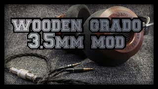 GS1000 Wooden Grado dual 3.5mm detachable mod / removable cable Tutorial