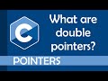 What are double pointers in C?