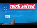 How To Fix Blue Screen Of Death In Window 10/11|How To Solve Blue Screen Error Permanent#bluescreen