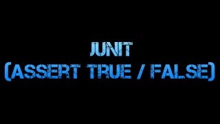 4 assert true / false
