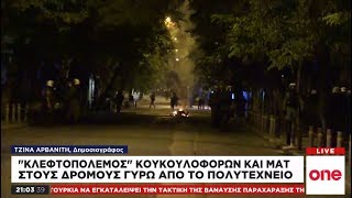 Πολυτεχνείο: Κλειστοί οι δρόμοι γύρω από τα Εξάρχεια