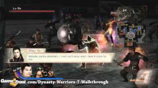 Dynasty Warriors 7 Walkthrough - PT. 18 - Wei - Battle of Chibi Part 1