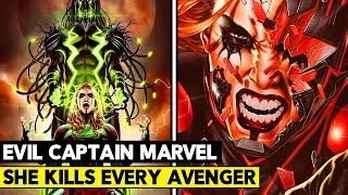 Captain Marvel Kills All The Avengers! Captain Marvel The Last Avenger  Story Ex