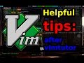After Vimtutor: Some basic vim editing tips!