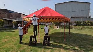 Easy Tent Set Up Video by Sangeeta International | Bespoke Tent Company