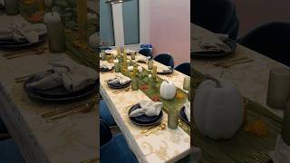 How I created my Thanksgiving Tablescape! DIY holiday decor!