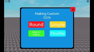 Custom GUIs |  9 Slicing | Roblox Studio Tutorial