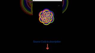 Python turtle Graphics | Colorful Flower in Flower Animation #python #python turtle #pythontutorial