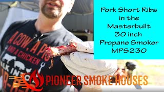 Pork Short Ribs in the Masterbuilt 30 inch Propane Smoker MPS230