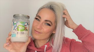 😍 DIY: Die BESTE und GÜNSTIGSTE Haarkur mit Kokosöl // The BEST and MOST AFFORDABLE Hair Treatment