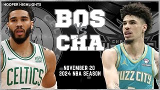 Boston Celtics vs Charlotte Hornets Full Game Highlights | Nov 20 | 2024 NBA Season