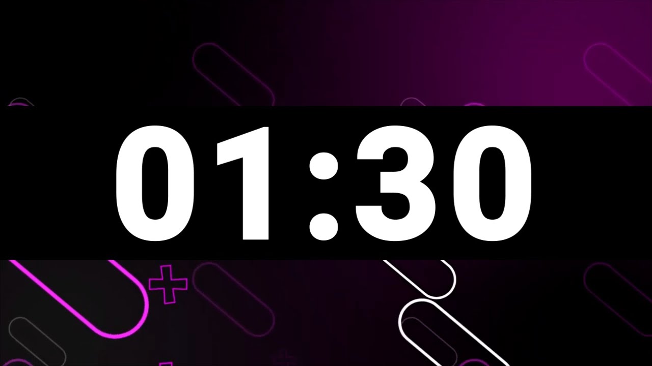 1 Minute 30 Second Timer With Music