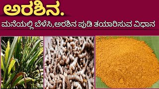 ಸುಲಭವಾಗಿ ಮನೆಯಲ್ಲೇ ಅರಶಿನ ಹುಡಿ ಮಾಡುವ ವಿಧಾನ | Homemade Turmeric Powder| Haldi powder