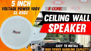 Best 5 inch Ceiling Speakers for Paging and Commercial Sound System In USA 2023 @5coreUSA