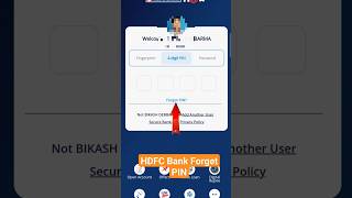 HDFC Bank Net Banking || Forget Pin || #Shorts #shortvideo #hdfcbank #forget