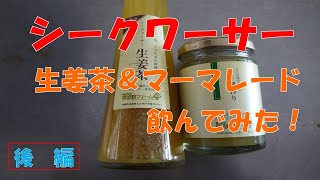 【沖縄産シークワーサー生姜茶＆マーマレード飲んでみた！】～後編～伊佐沢コミセンやってみたシリーズ！