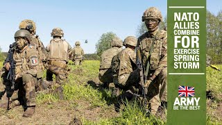 NATO Allies combine | Exercise Spring Storm | British Army