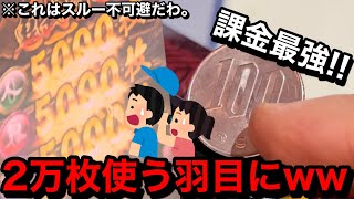 【課金最強】※スルーできない。2万枚使う羽目にwwゲーセン来たらボールが近い台拾ったのでどこまで増やせるか挑戦してみた【メダルゲーム】