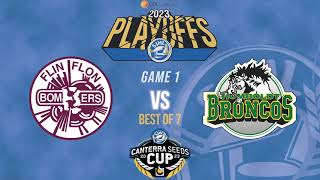 Highlights: Flin Flon vs Humboldt Game 1 Mar 31st