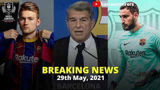 Barcelona Transfer News: 🔥NEW DEFENSIVE MIDFIELDER, DONNARUMMA TO FCB?🤔DE LIGT TALKS ABOUT FCB MOVE